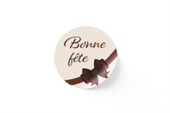 Lot d'étiquettes Bonne fête