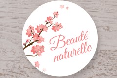 Lot d'étiquettes Beauté naturelle